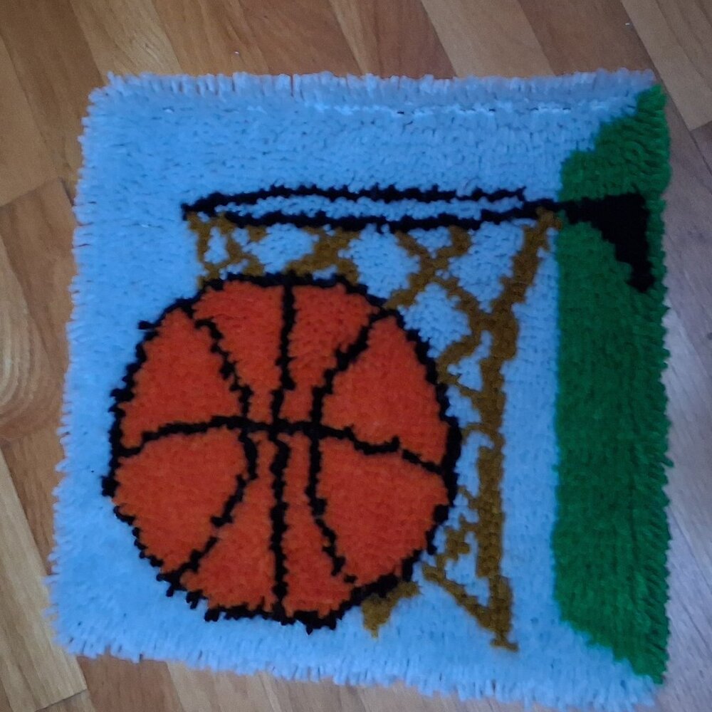 Handmade Latch Hook Piece